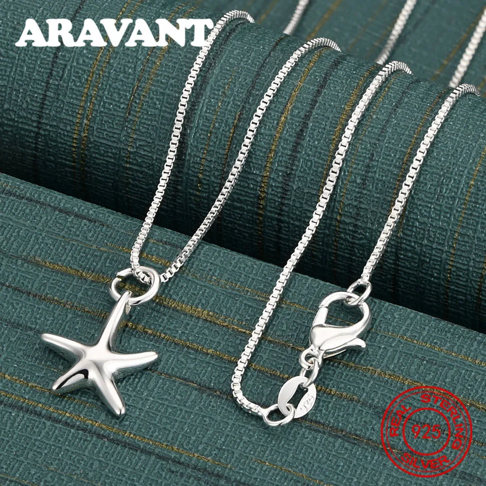 925 Sterling Silver Five-Pointed Star Pendant Necklace Women'S Small Fresh Design Women'S Engagement Jewelry