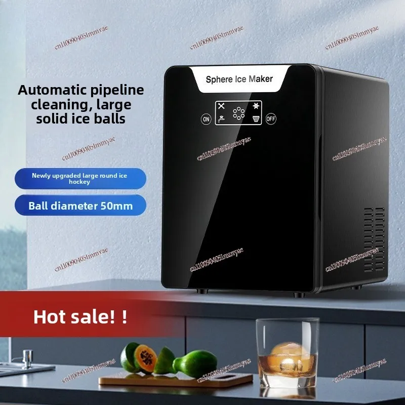 

Full English Desktop Household Small Commercial 10kg Diameter 5cm Large Ice Hockey Ice Machine