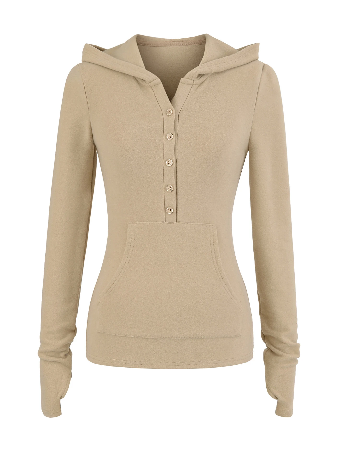 

Женская толстовка Slim Fit в американском ретро-стиле с пуговицами, длинными рукавами, стандартной длины, для повседневной носки, цветная