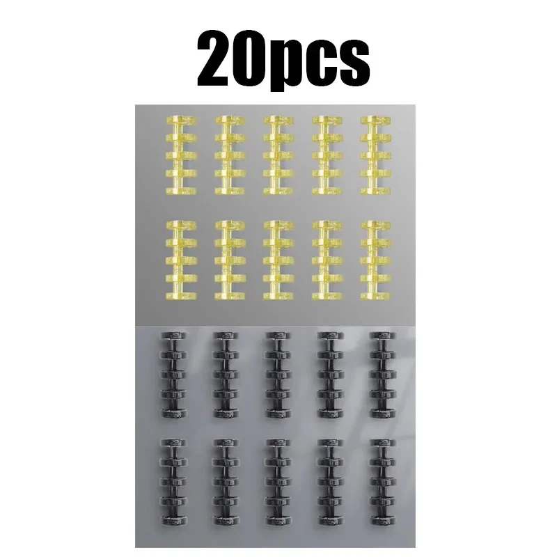Binding Spines Snap Split Binder Rings, 10-30Pcs