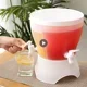 

Large Cold Water Kettle Lemonade Bottle Tap Refrigerator Beverage Juice Dispenser Summer Teapot Jug Drinkware Faucet Rotatable