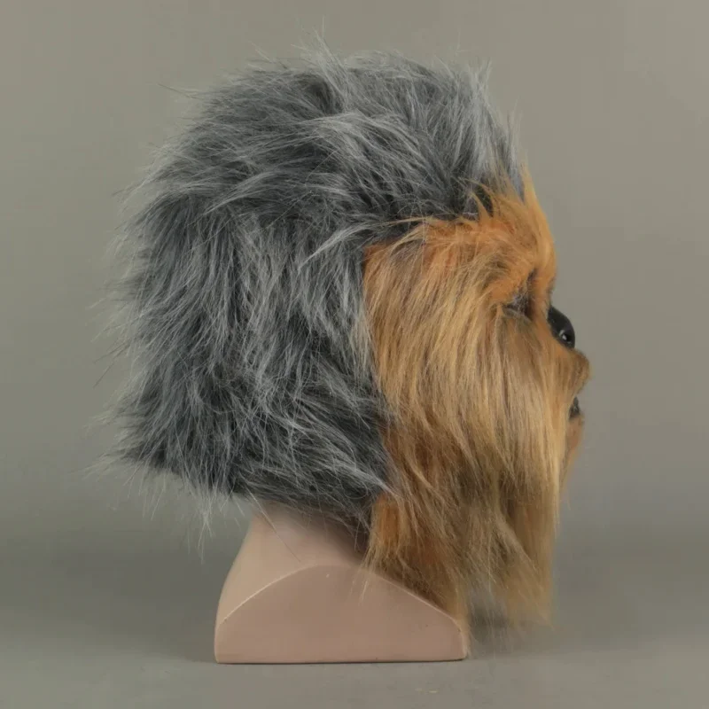 2025 جديد تأثيري Chewbacca قناع أقنعة الرأس حفلة الهالوين زي Propskeif1