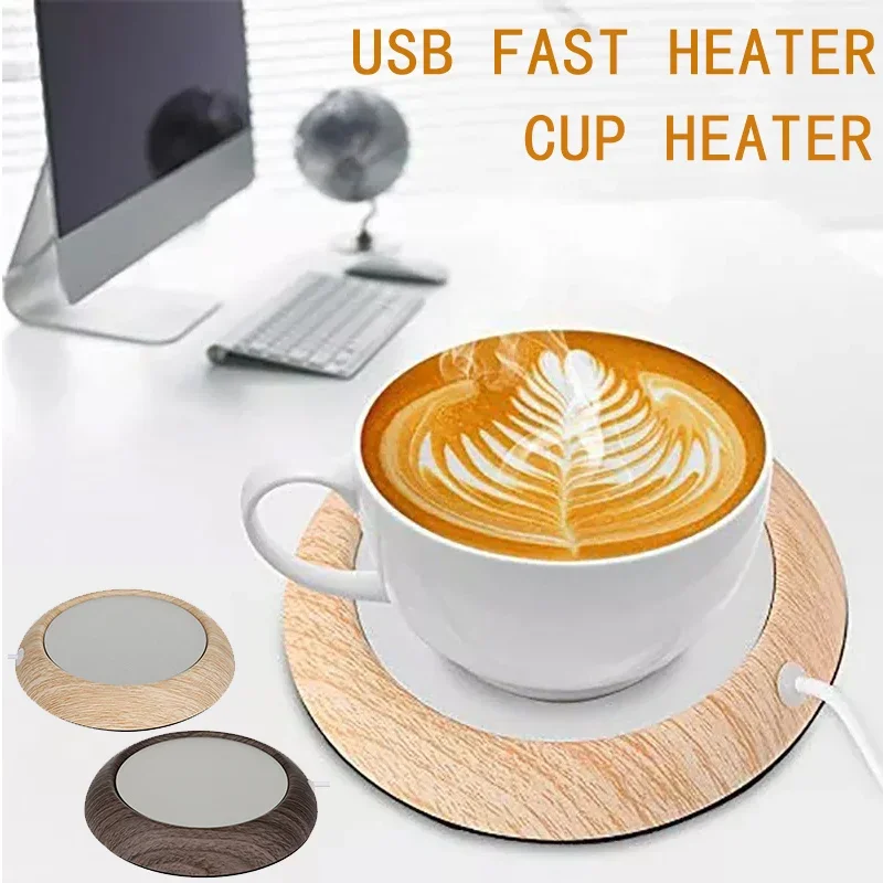 

USB Cup Heater Coffee Mug Mat Warmer - Fast Drink Heater & Insulation Coaster