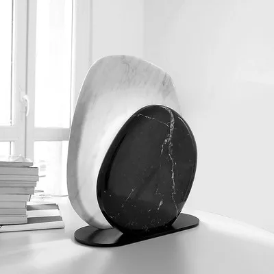 Postmodern marble table lamp Nordic bedroom bedside creative fashion designer creative decorative table lamp