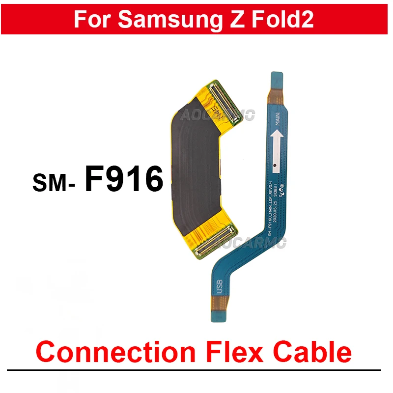 

Подключение материнской платы Signla Flex, ЖК-экран, ось вращения, основной гибкий кабель для Samsung Galaxy Z Fold2 SM-F916U f916
