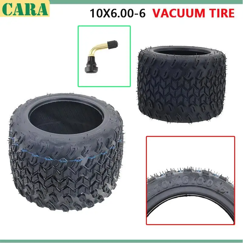 

10 Inch Tubeless Tyres 10x6.00-5.5 for Small Harley Motorcycle 10x6.00-6 for Electric Scooter Tire With air nozzle