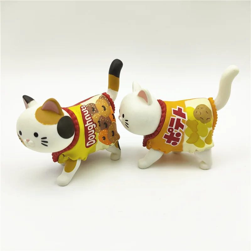 5cm New Cat Blind Box Candy Clothing Walking Cat Doll Toy Cat Doll Blind Bag Decoration Desktop Ornament Children's Gift