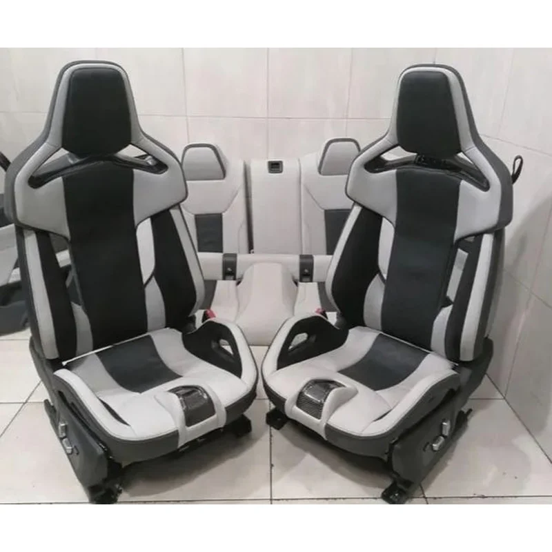 Auto Accessories Waterproof Carbon Fiber Racing Bucket Seats, Original PU Leather For F16-F34 F80-F87 M2-M6 X3-X6 X3M-X6M