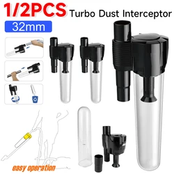 1/2pcs Cyclone Dust Collector 32mm Cyclonic Separator Vacuum Cleaner Filter Turbo Dust Interceptor Vacuum Cleaner Accessories