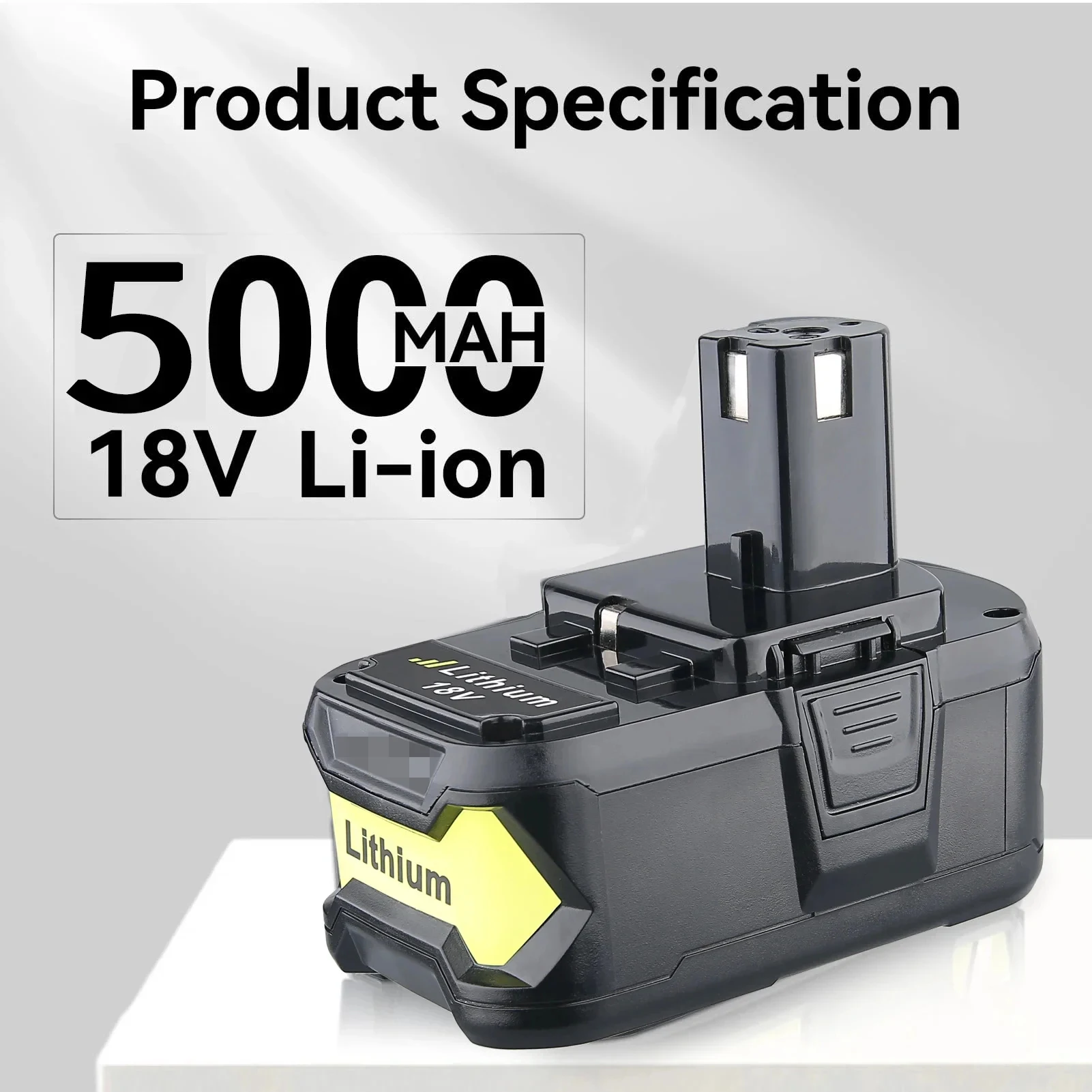 1/2/4 Stuks 5.0AH Hoge Capaciteit P108 Vervangen voor Ryobi 18V P102 P104 P105 P107 P109 P122 voor Ryobi 18-Volt Gereedschap Batterij Pin