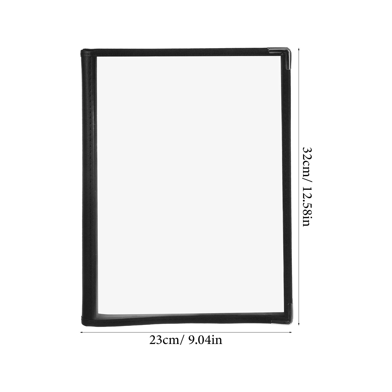 Menu Shelf Loose Leaf Recipe Book Man The Pvc Restaurant Holder Transparent Cover