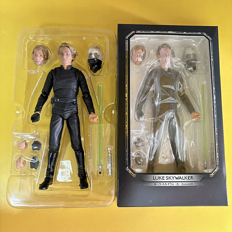 SHF Figur Luke Skywalker Actionfiguren Anime Spielzeug Star Wars Serie Figur Modell Puppe Geschenk 15 cm – Detail 2