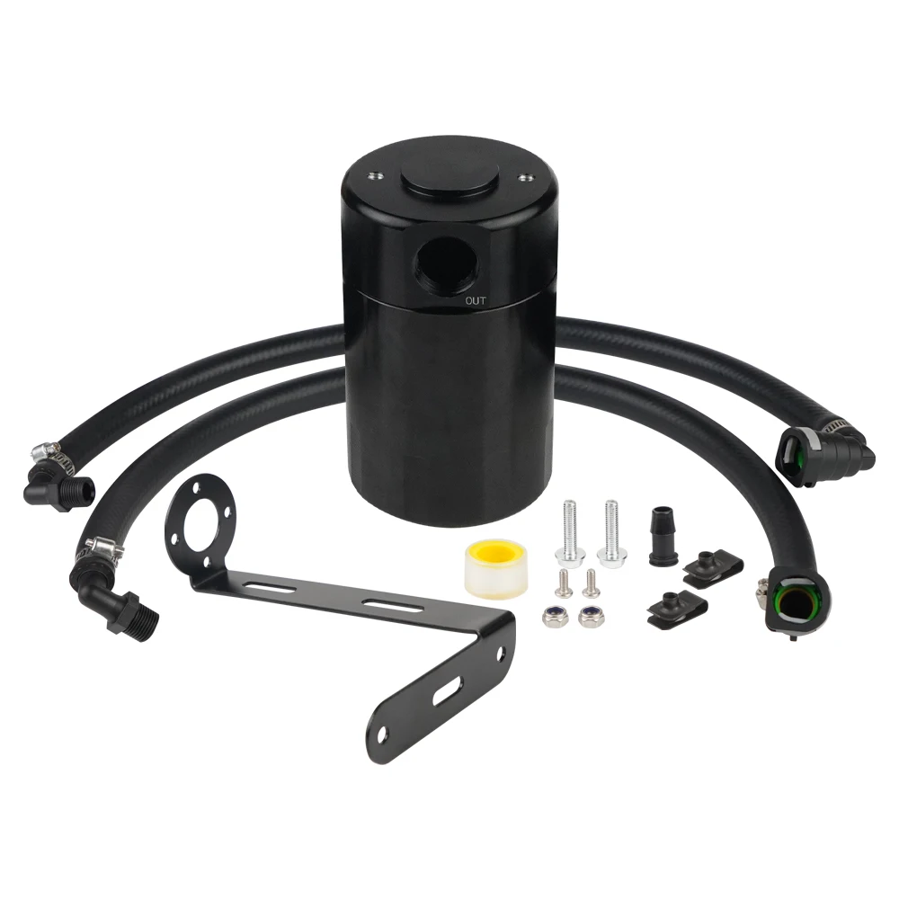

OCC-1077 Oil Catch Can Oil Separator for 11-21 Ford F150 5.0L Raptor 2.7L 3.5L Ecoboost Oil Catch Tank