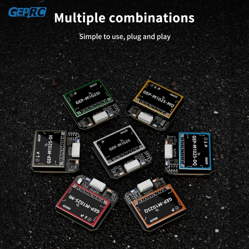 

GPS-модуль GEPRC серии GEP-M1025, микросхема M10050, мультиспутник, магнитометр, барометр, Фарад, конденсатор, точный для FPV-дрона