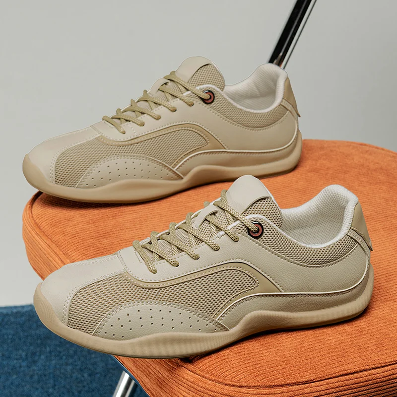Men Causal Shoes Mesh Breathable Retro Male Sport Shoes New Fashion Comfort Walking Sneakers Non-slip Wear Resistant Footwear