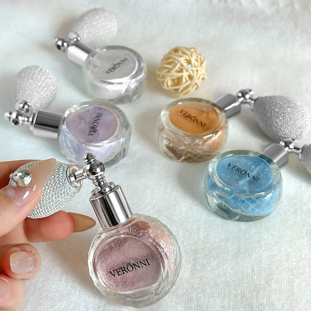 Glitter Body Highlighter Powder Spray Makeup,Shimmer Powder for Body And Face Hair,Parties,Festivals Cosmetic Luminous Effects