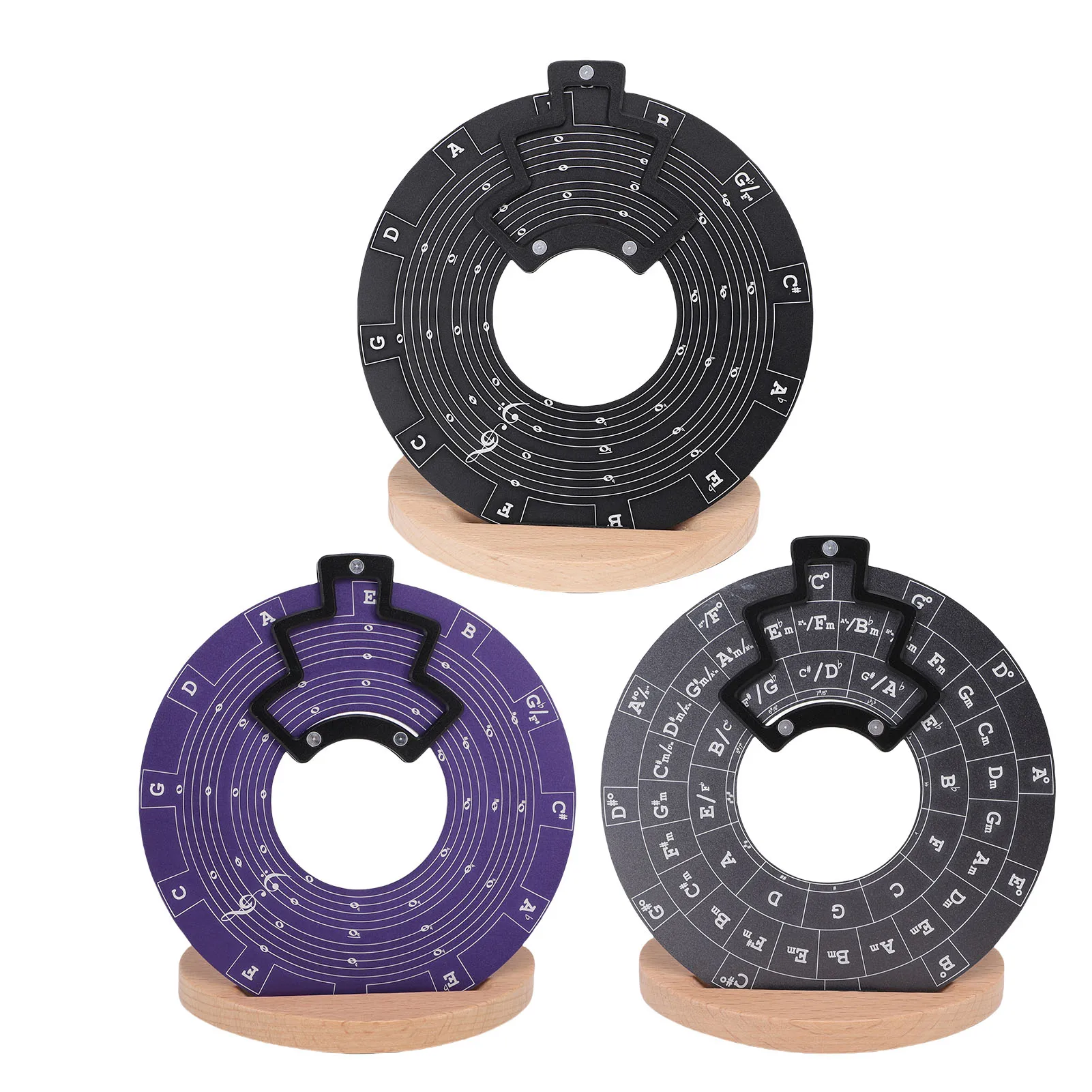 

Инструмент для гитарной мелодии, алюминиевый сплав, металлическое пятое колесо, прозрачные маркировки, схема аккордов, хранение медиаторов для музыкального обучения