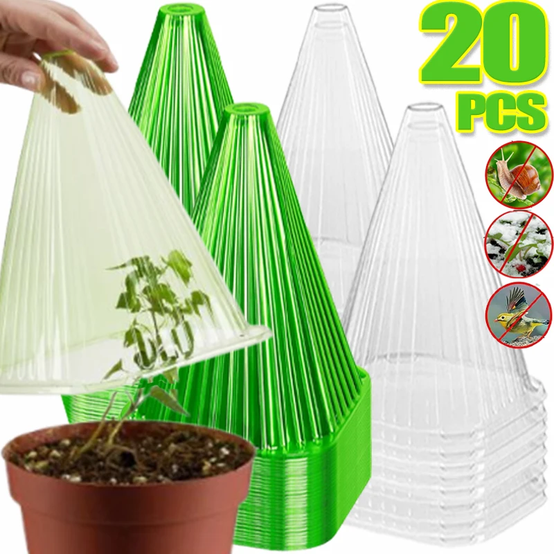 

Plant Garden Protective Cover Reusable Plant Bell Covers Protected From Insects Frost Garden Cover Plant Tent Protect Growth Box