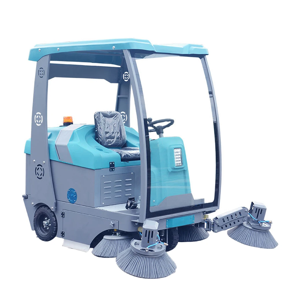 

PB155F High Power Floor Sweeper Cleaning Equipment Industrial Vacuum Ride on Road Sweeper Machine