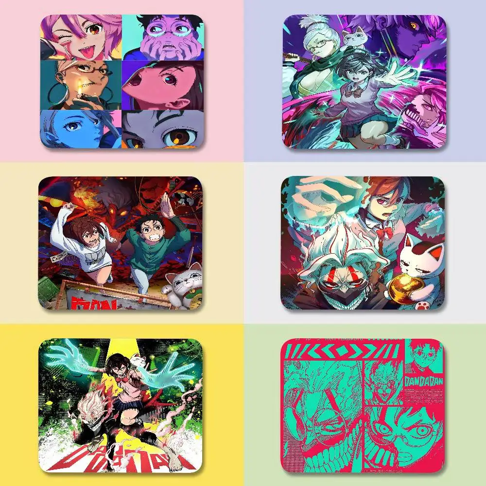 Anime D-Dandadan Charaktere Cartoon-Spiel-Mauspad für kleine Gaming-Mauspads, Gamer-Tastatur-Mausmatten, Computer-Schreibtischunterlage