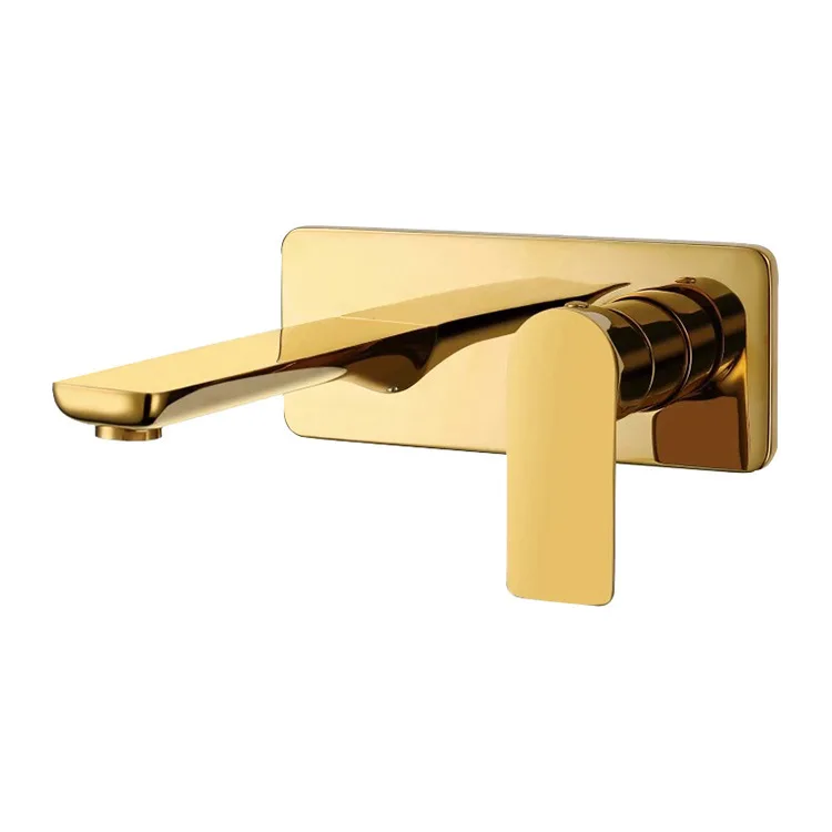 

Taps Bathroom Faucet Washroom Basin Mixer Taps Concealed Wall Mixer Bathroom Basin Faucet With Brass Foldable Spout