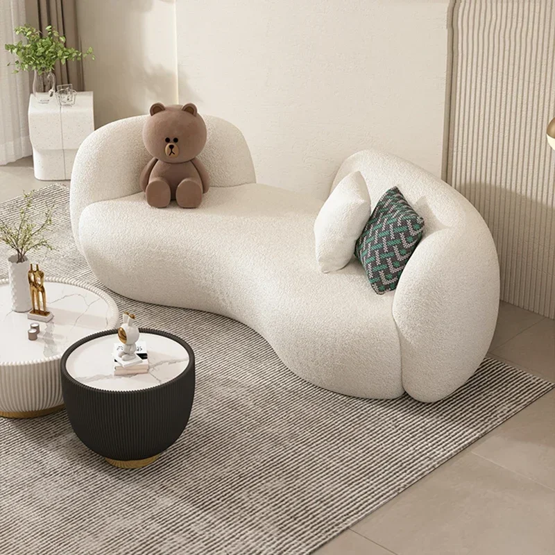 أرائك غرفة المعيشة الإيطالية مصممة للاسترخاء الفاخرة والحد الأدنى الاسكندنافية بمقعدين لتزيين غرفة الصالونات والمكتب التجاري #1