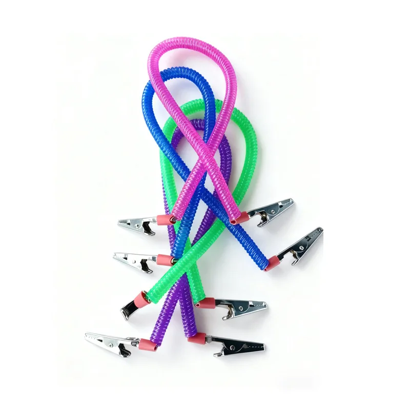 4pcs Dental Bibs Clip Elastic Scarf Clip/Napkin Holders/Spring Rope Dentistry Tools