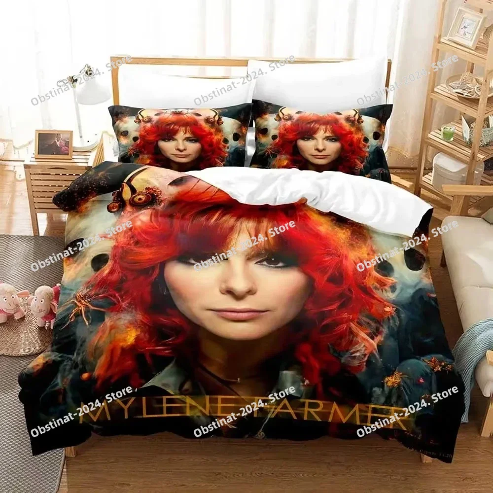 

Butterfly Mylene Farmer Bedding Set Single Twin Full Queen King Size Bed Set Aldult Kid Bedroom Duvetcover Sets Bed Sheet Set