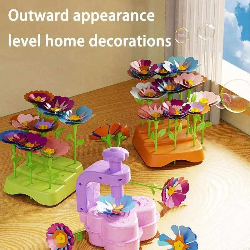   Flower Craft Press Machine Children Craft Toy Creative Family Gathering Activity