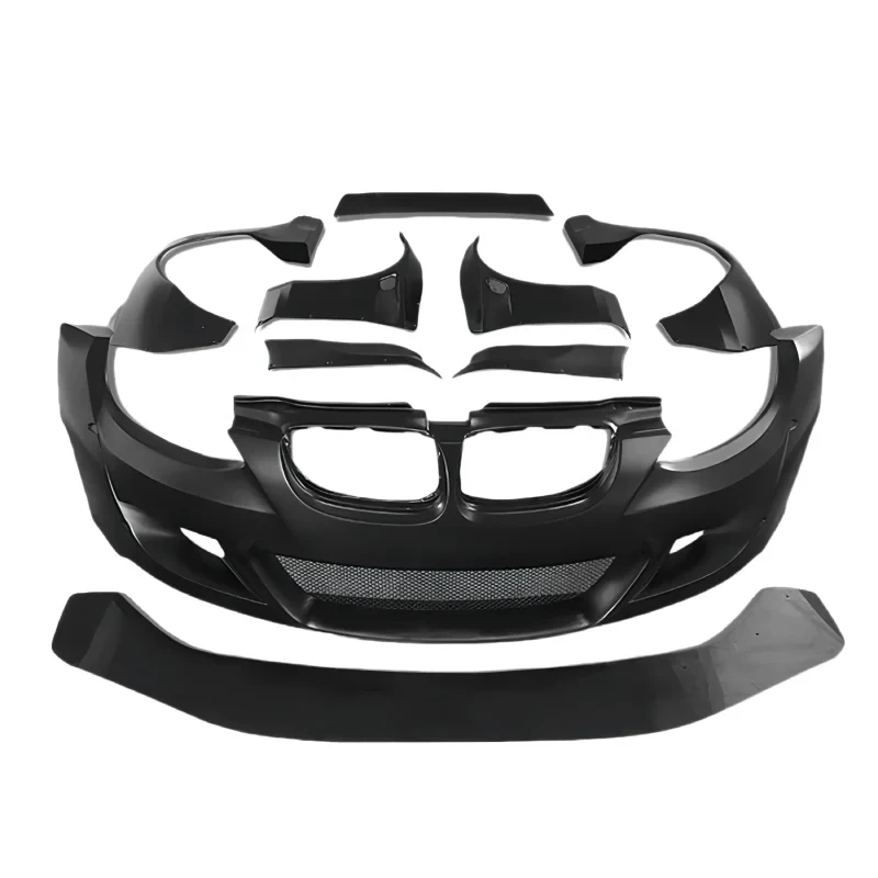 

Suitable 3 Series E90, E92, E93 Bunny Wide-body Body Kit Including Front Dam and Rear Wing Front Bumper