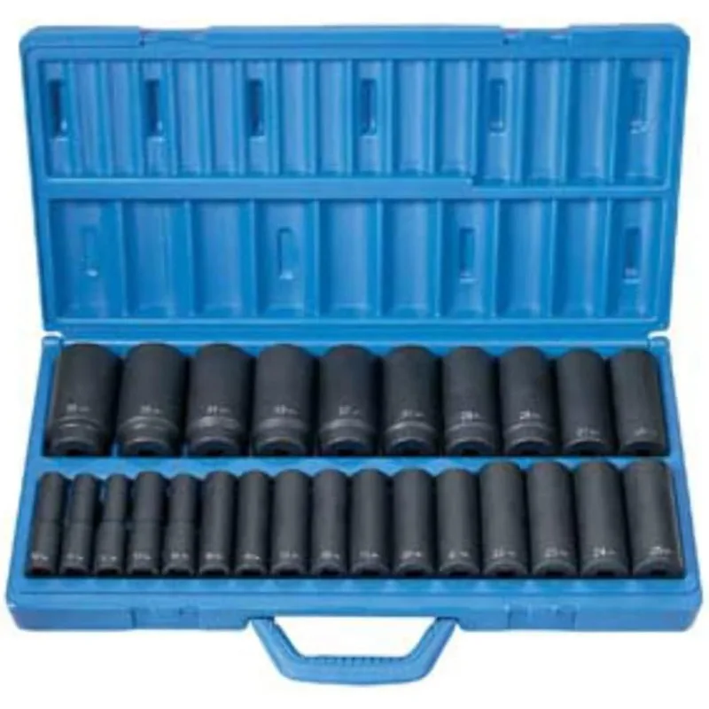 Corp 1326MD 1/2-Inch Drive Deep Length Metric Master Set - 26 Piece