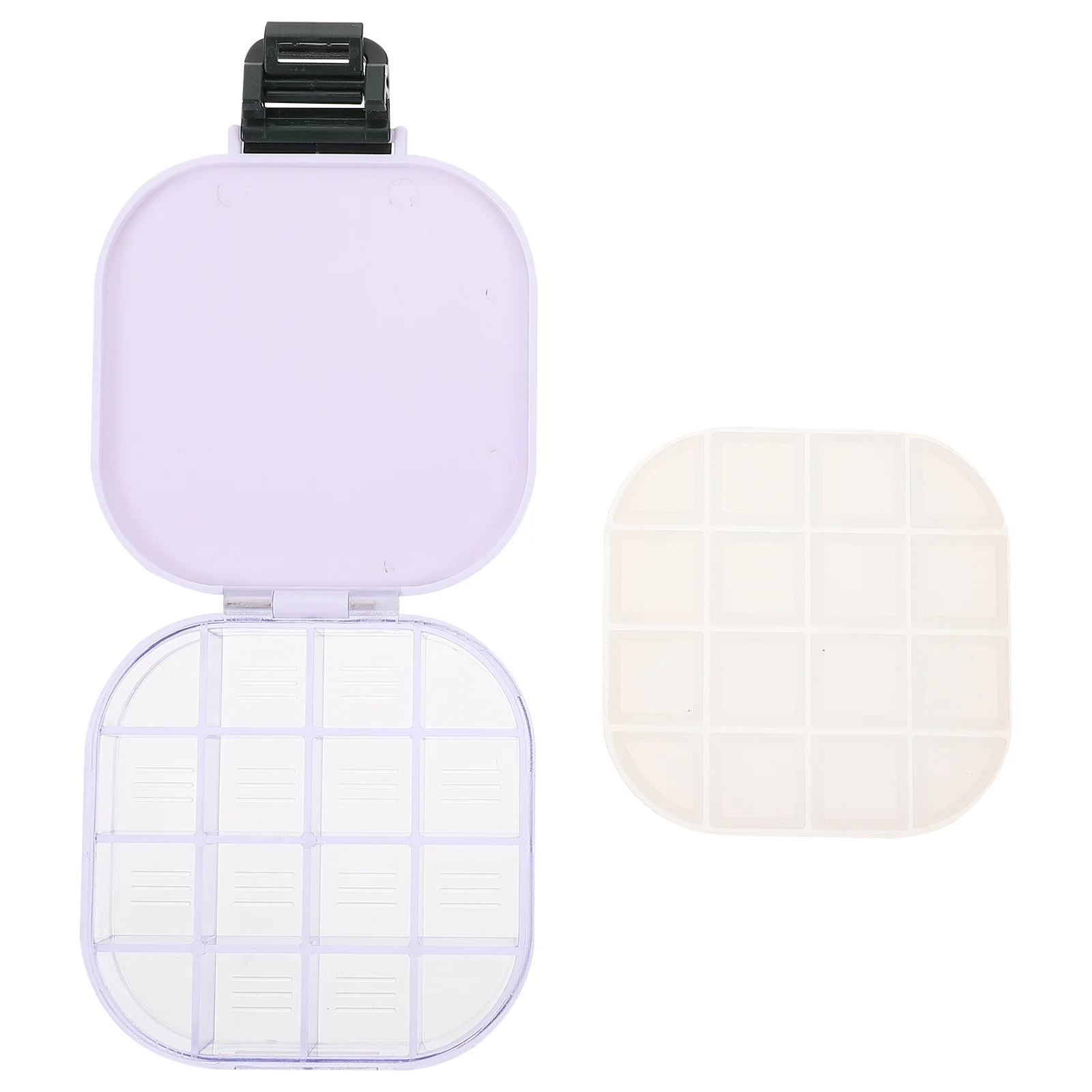 1 قطعة حاوية اللوحة علبة الصباغ المائية 16-شبكة سهلة الاستخدام نظيفة مثالية للفنانين المحترفين الطلاب