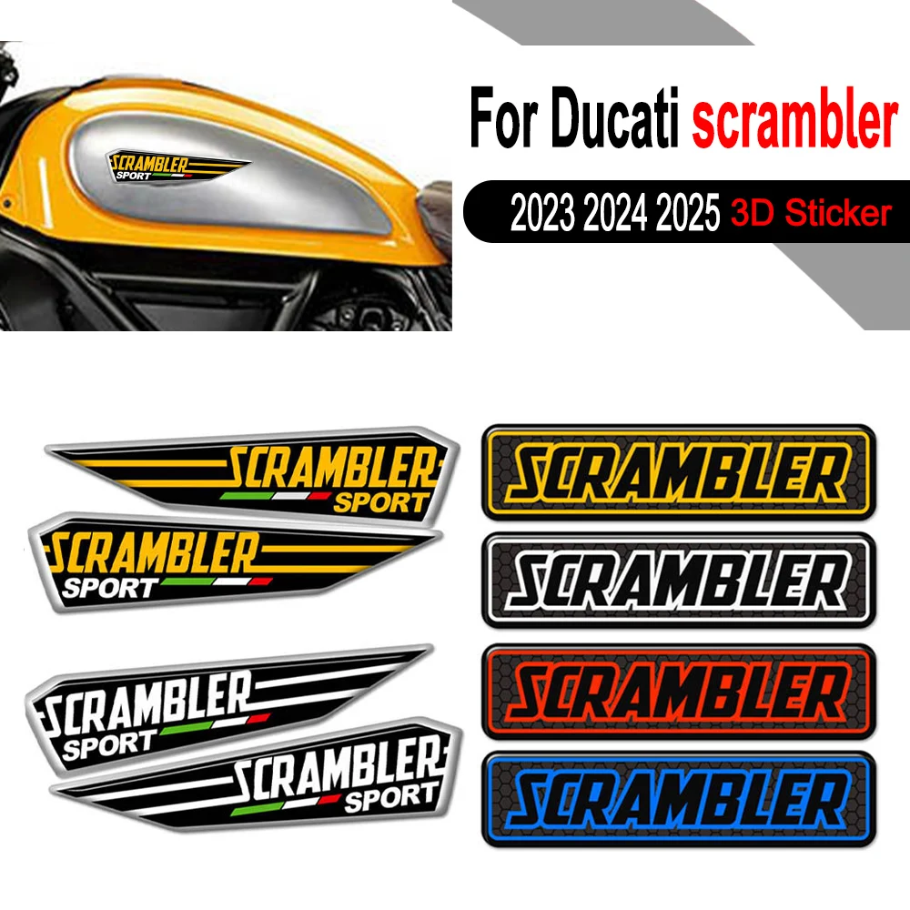 

For Ducati scrambler Motorcycle SCAMBLER Fuel Tank Decal Waterproof Protection Decoration Sticker Emblem Symbol