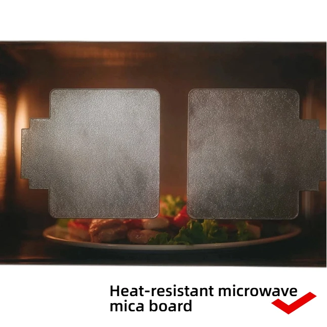 Mikrowellenherd-Glimmerplattenblech, hitzebeständig, nicht leicht zu verformen, geeignet für Mikrowellenherd-Reparaturteile