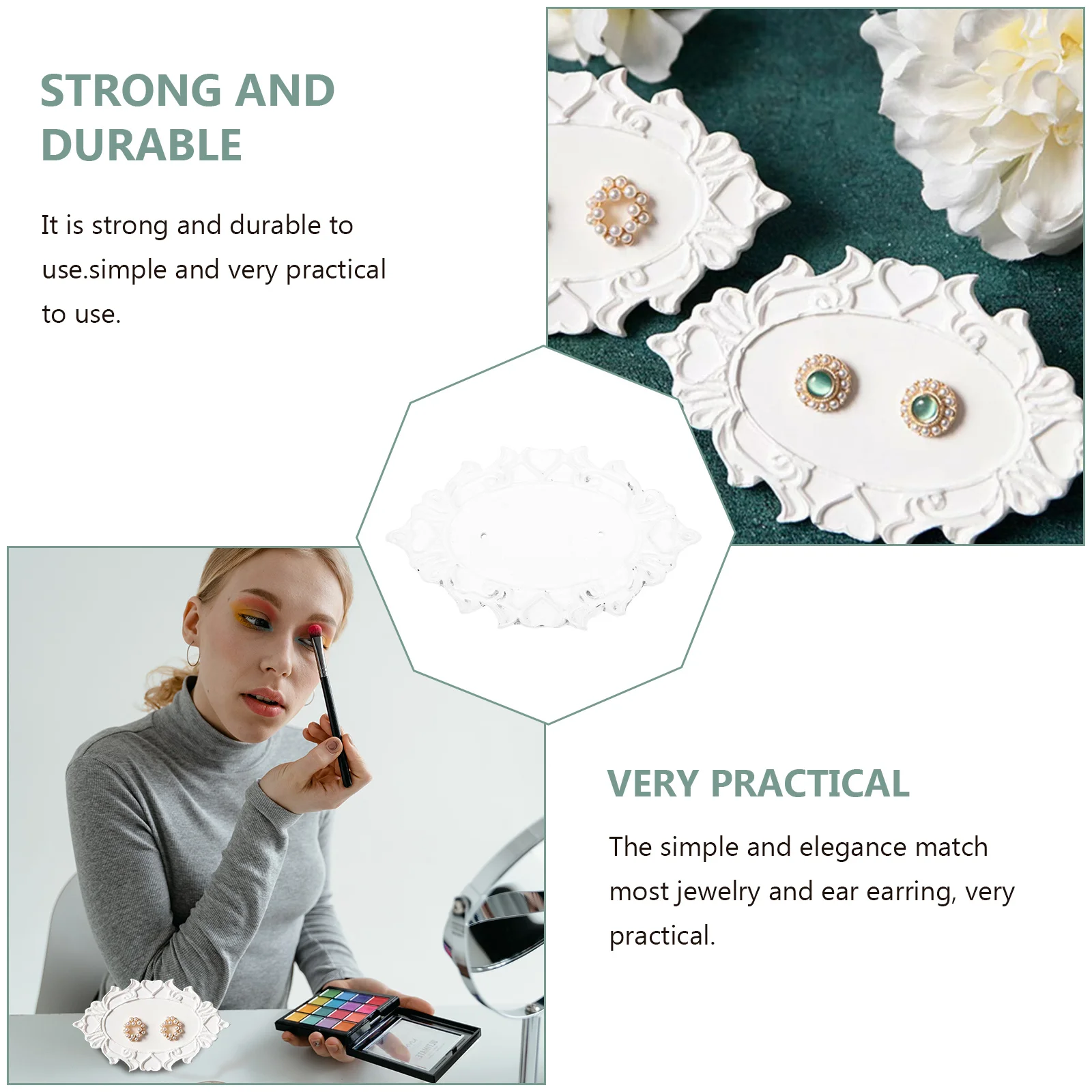 

Подставка для сережек и ожерелья, декоративная изысканная подставка для ювелирных изделий, многофункциональная подставка для магазина, подставка для сережек