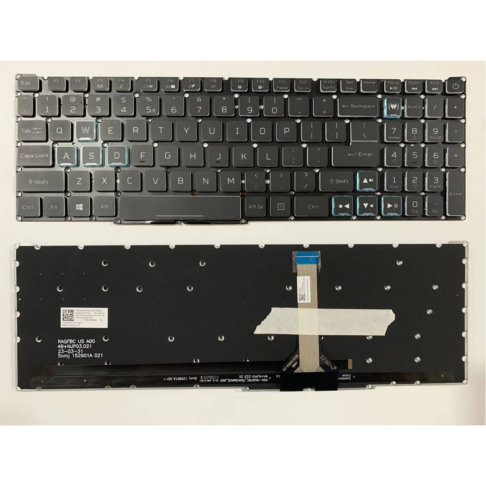 

US RU layout for Acer Predator Helios Neo 16 N22Q22 PHN16-71 PHN16-72 Laptop keyboard