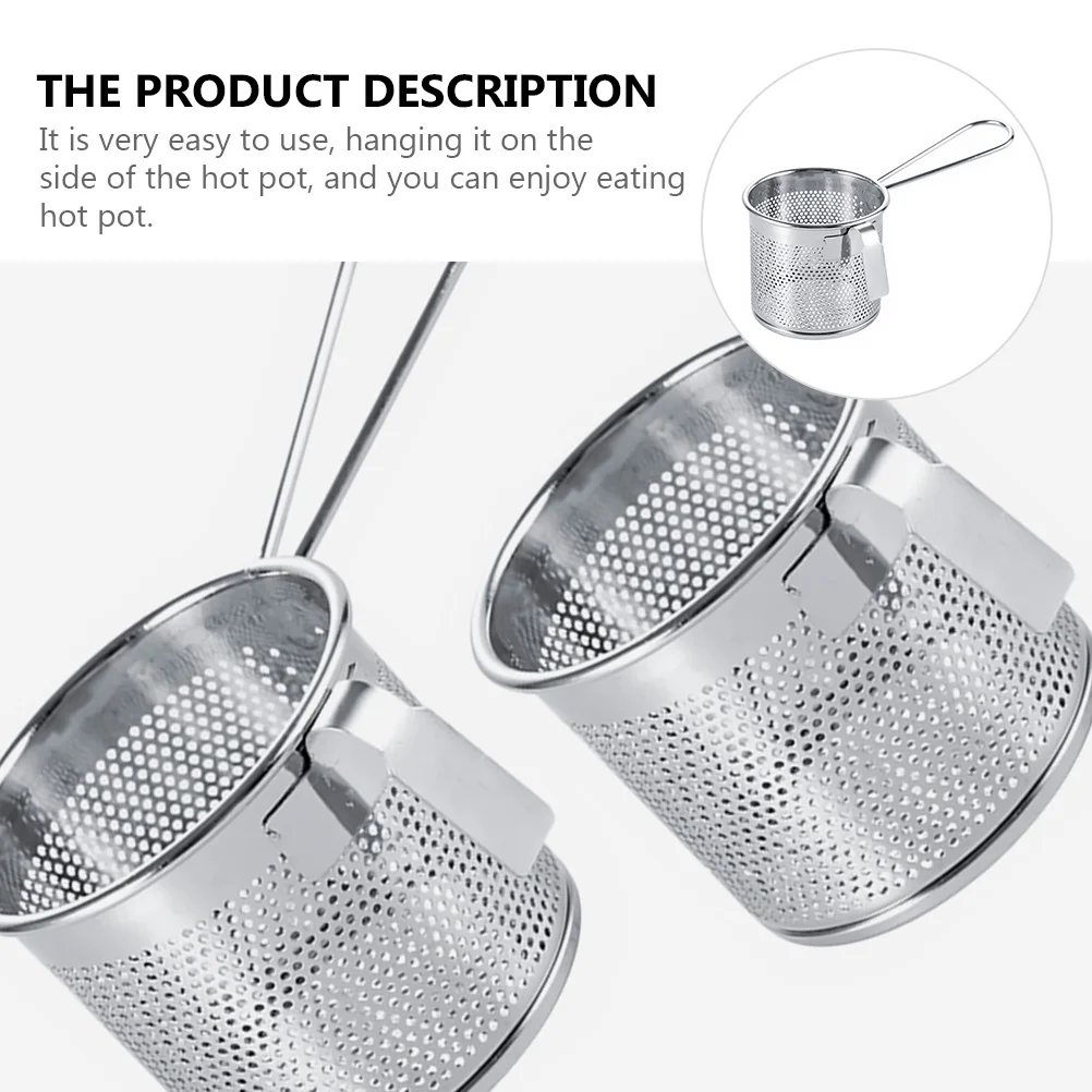 

Hot Pot Ladle With Colander Mesh Net Hanging Strainer For Soup Separation Easy Clean Kitchen Utensil Cooking Tool