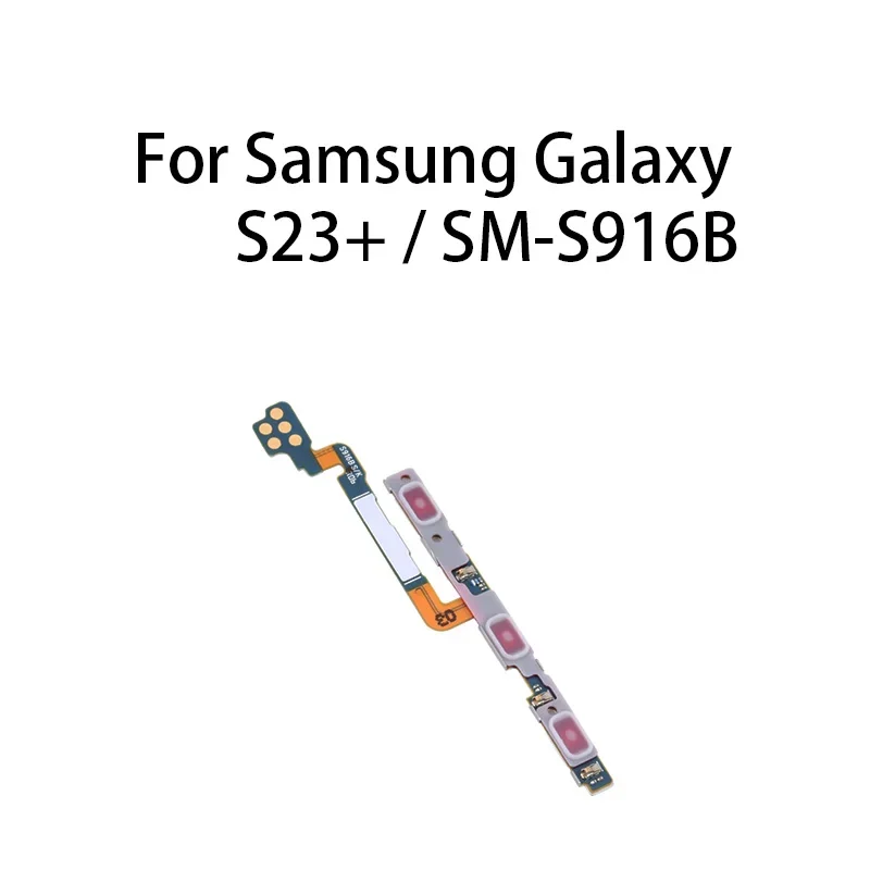 Power ON OFF Mute Switch Control Key Volume Button Flex Cable For Samsung Galaxy S23  / SM-S916B