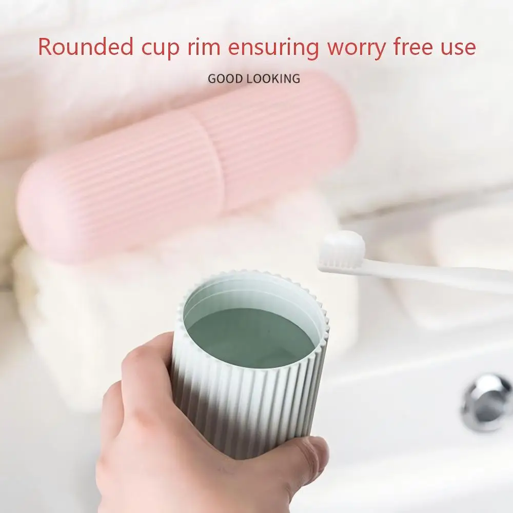 Portable Travel Toothbrush Case Large Mouthwash Cup Set Toothpaste Holder Toothbrush Storage Box for Business Trip Outdoor Daily gallery 4
