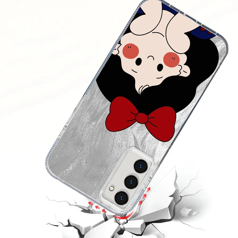 Sneeuwwitte Disney Mode Schattig Voor Samsung S24 S23 S21 Fe Plus Ultra A03 A25 A23 A22 A 21S A15 A14 A12 5G Veer Garen Tpu