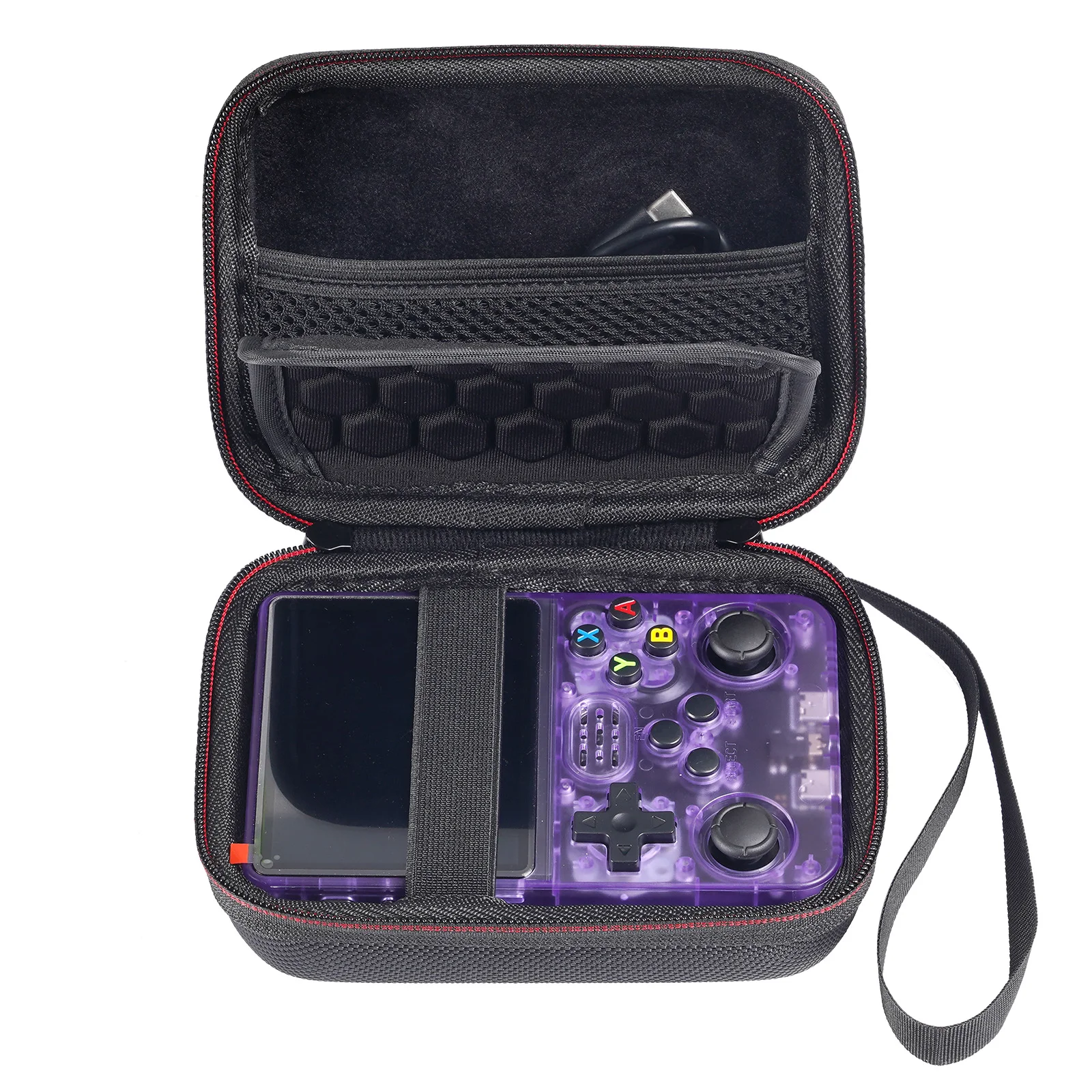 휴대용 게임 콘솔 운반 케이스 커버, 휴대용 하드 여행 가방, 게임 액세서리, R36S, R35S, RG353V, RG35XX 플러스, RGB20S 용