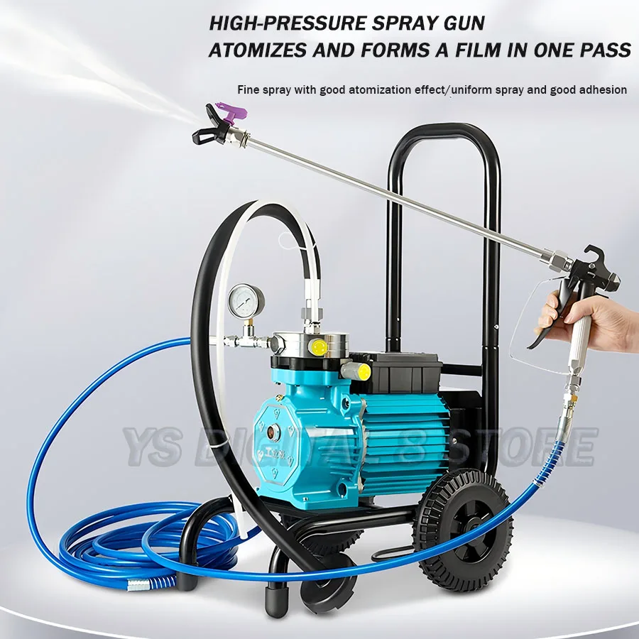 220V High pressure Airless Paint Sprayer Small Multifunctional Spray Paint Machine for Paint Latex Paint Putty Spraying Tools