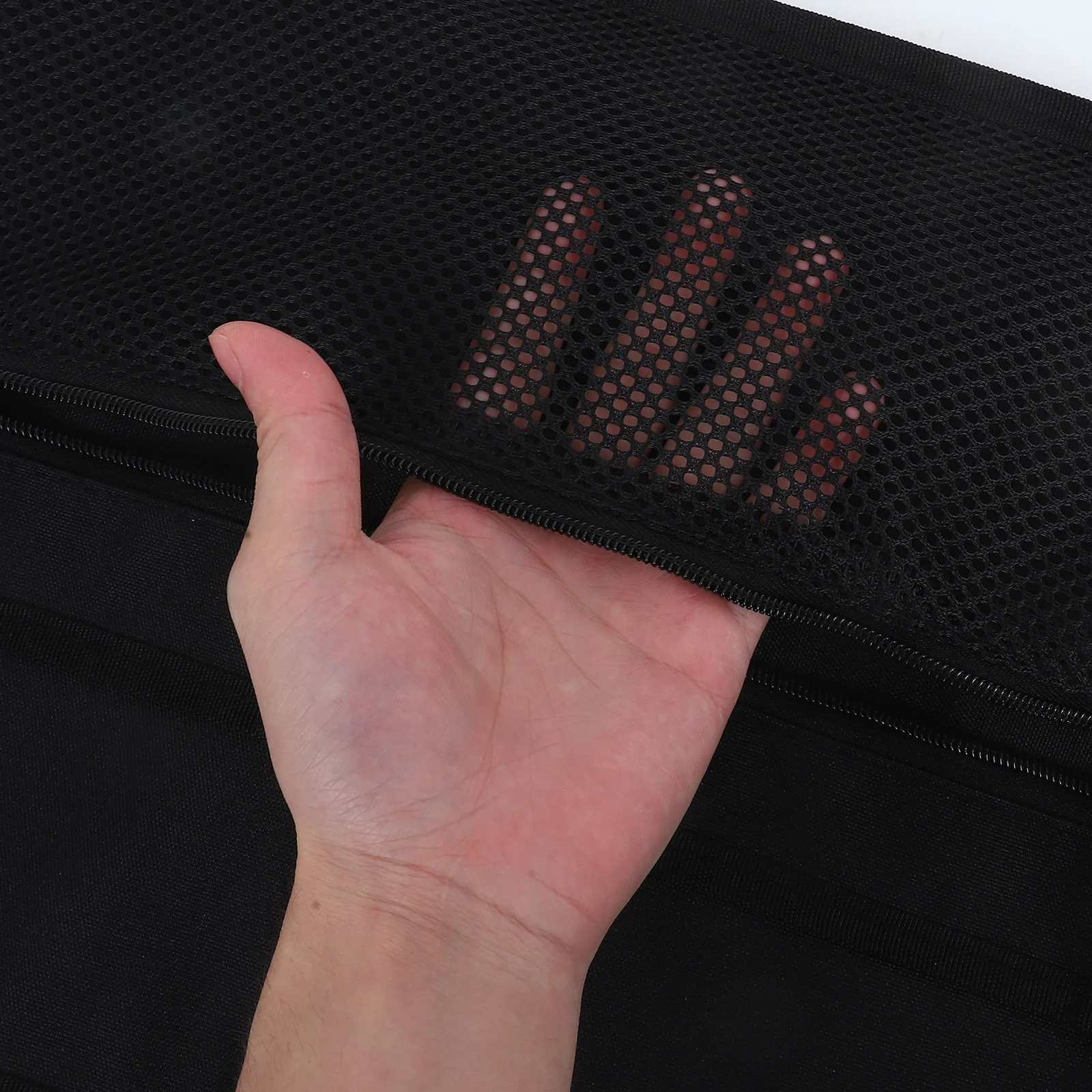 عربة قابلة للطي جيب جانبي أكسفورد حقيبة التخزين للطي التخييم سلة غسيل معلقة في الهواء الطلق المحمولة عربة تخزين كيس شبكي