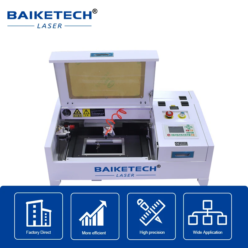 3020 40 Вт настольный лазерный гравер Co2, заводская цена, МДФ, акрил, дерево, кожа, ткань, Co2, лазерный гравировальный станок