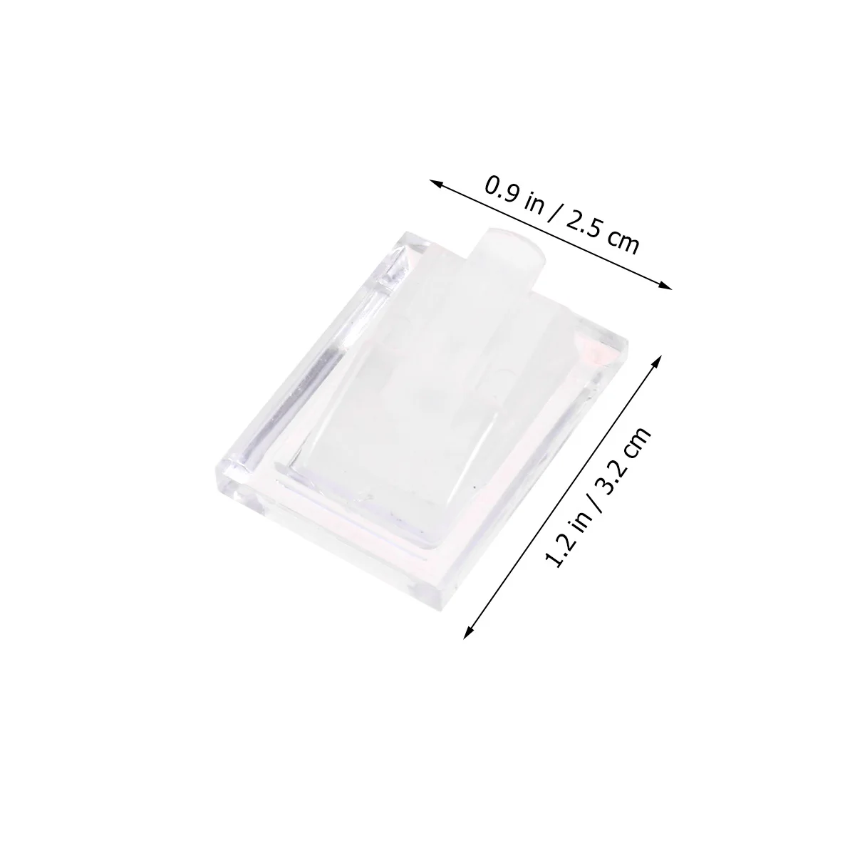 

5 Pcs Acrylic Ring Display Cubic Earrings Holder Jewelry Showcase Clear Compact Storage Case Fit All Sizes Easy To Move