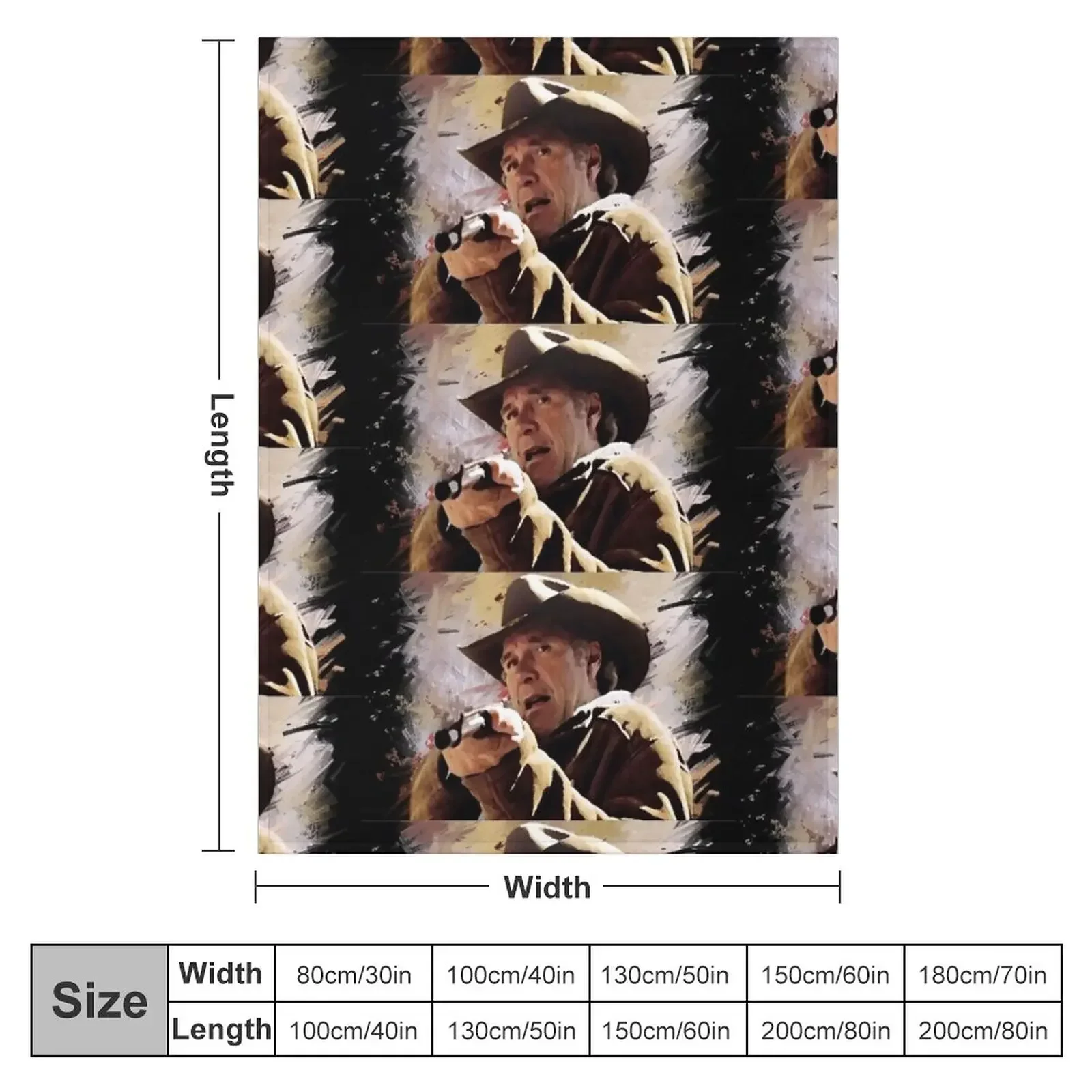 Sheriff Walt Longmire Throw Blanket Weighted Fashion Sofas Cute Plaid Blankets