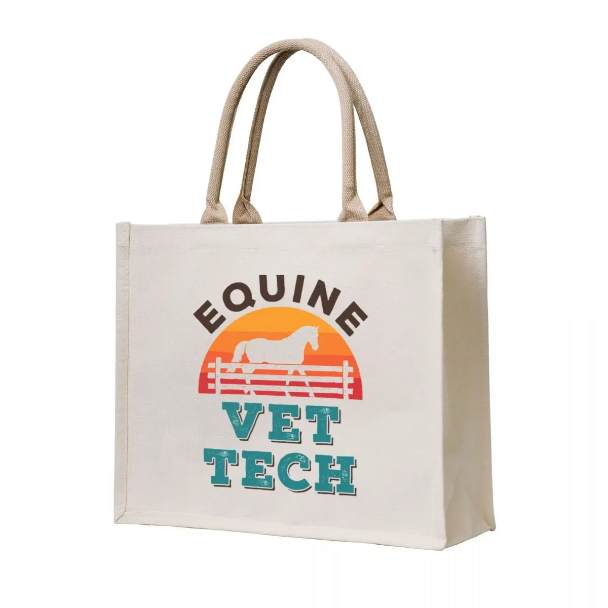 

Equine Vet Tech Horse Veterinary Technician Tote Bag tote bags aesthetic large size bags Shopper handbag Candy bags