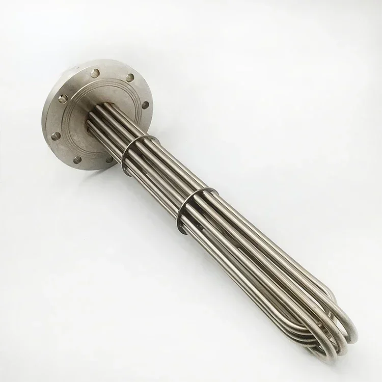 12KW Industrial Immersion Heater Industry Immersion Tubular Air Oil Heater Electric High Purity Mgo for Water Treatment