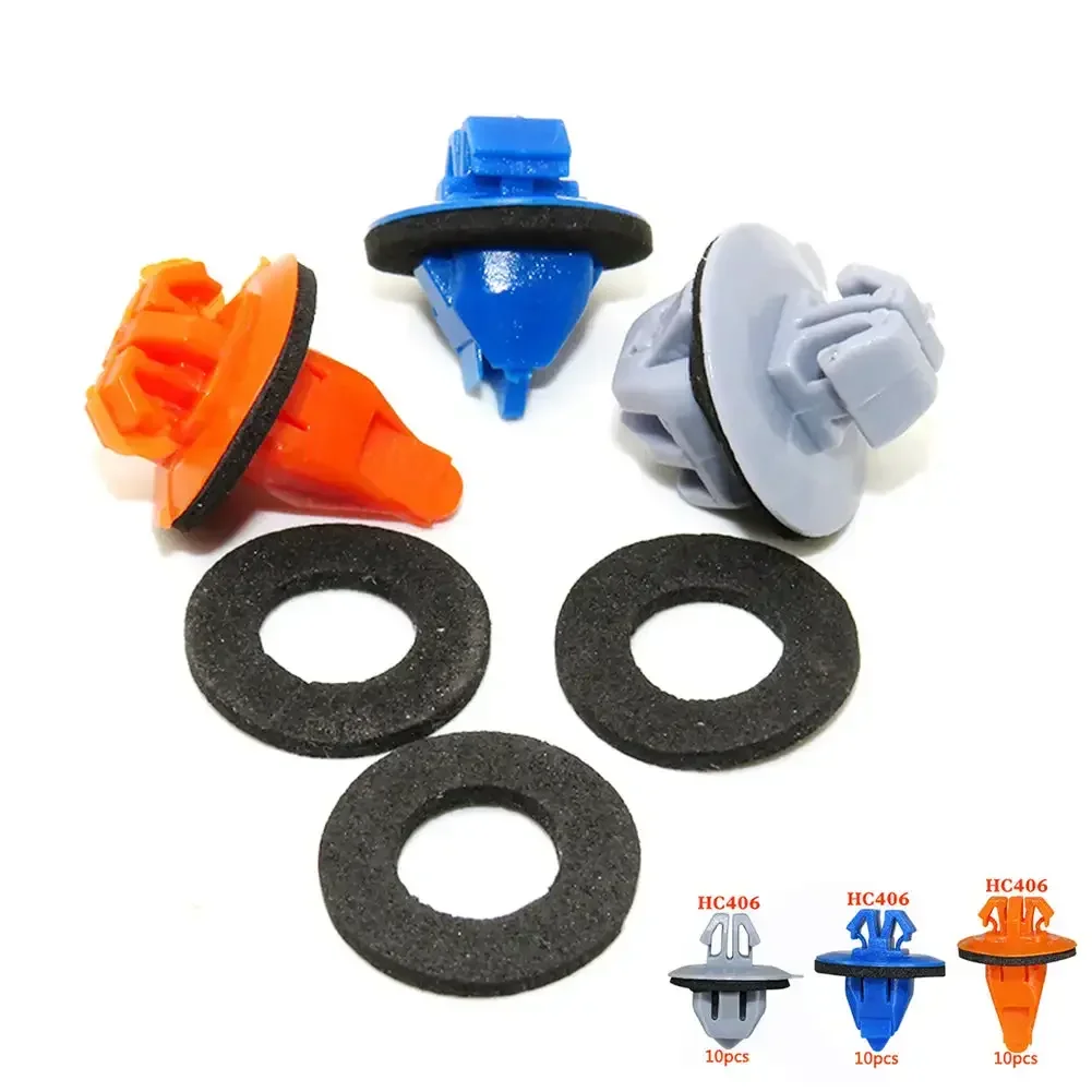 

Комплект из 30 клипс для ремонта обшивки передних дверей и молдингов кузова для Toyota Prado 120, 4Runner, FJ Cruiser, Highlander, RAV4