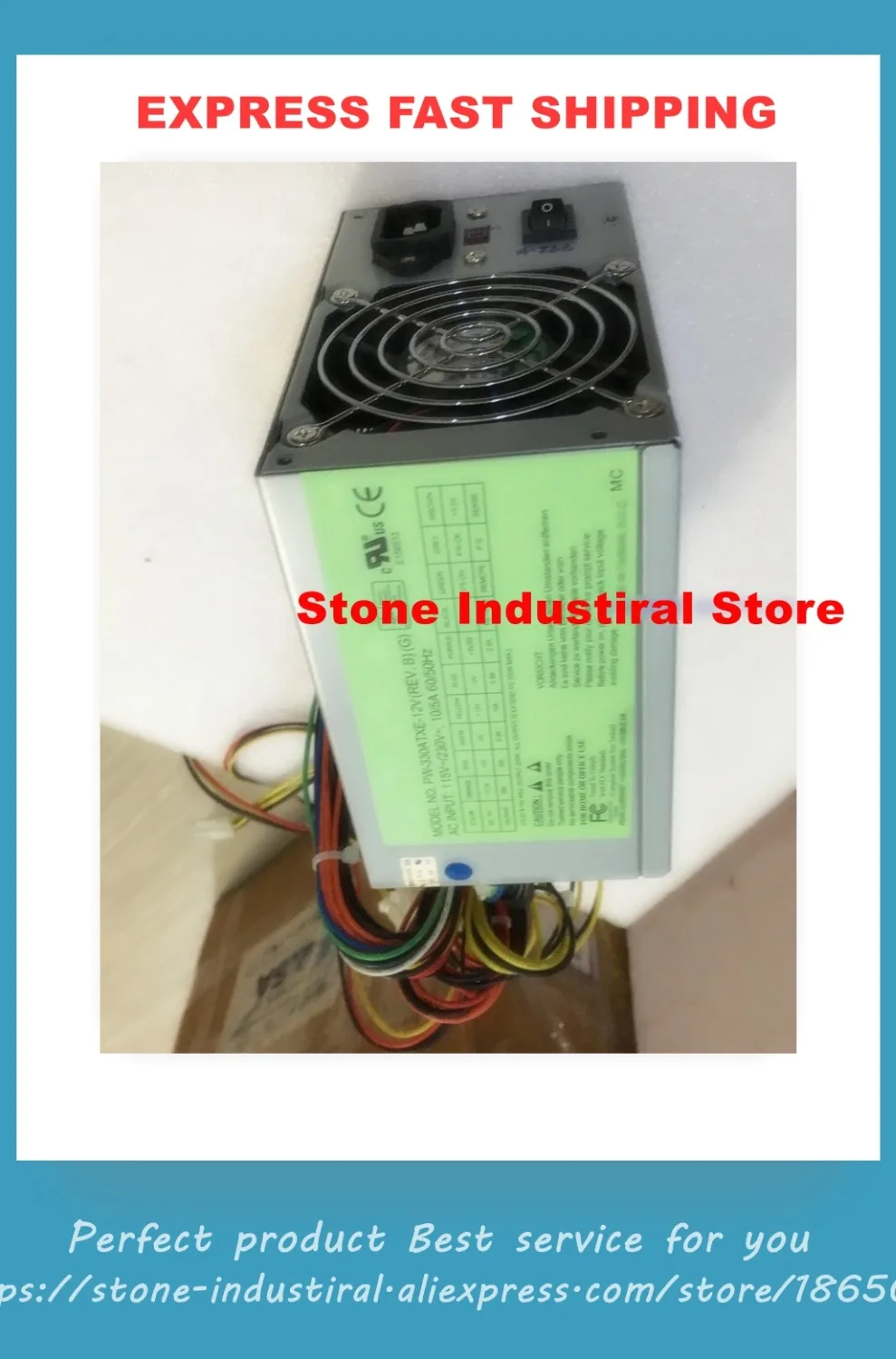 Original POWER-WIN PW-330ATXE-12V(REV.B)(G) Industrial Equipment Power Supply